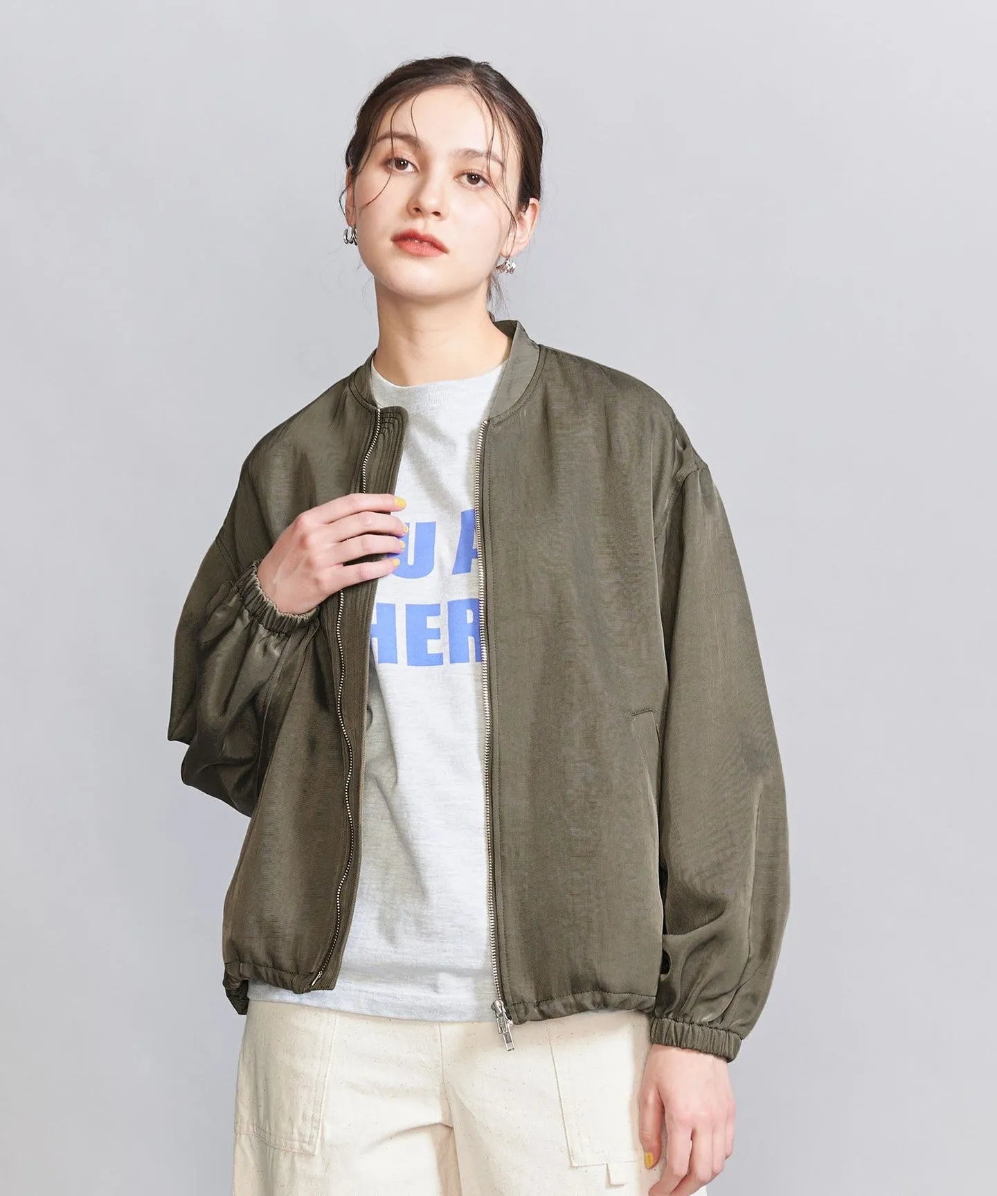 ナイロンツイル ジップブルゾン sold by United Arrows product image thumbnail 4