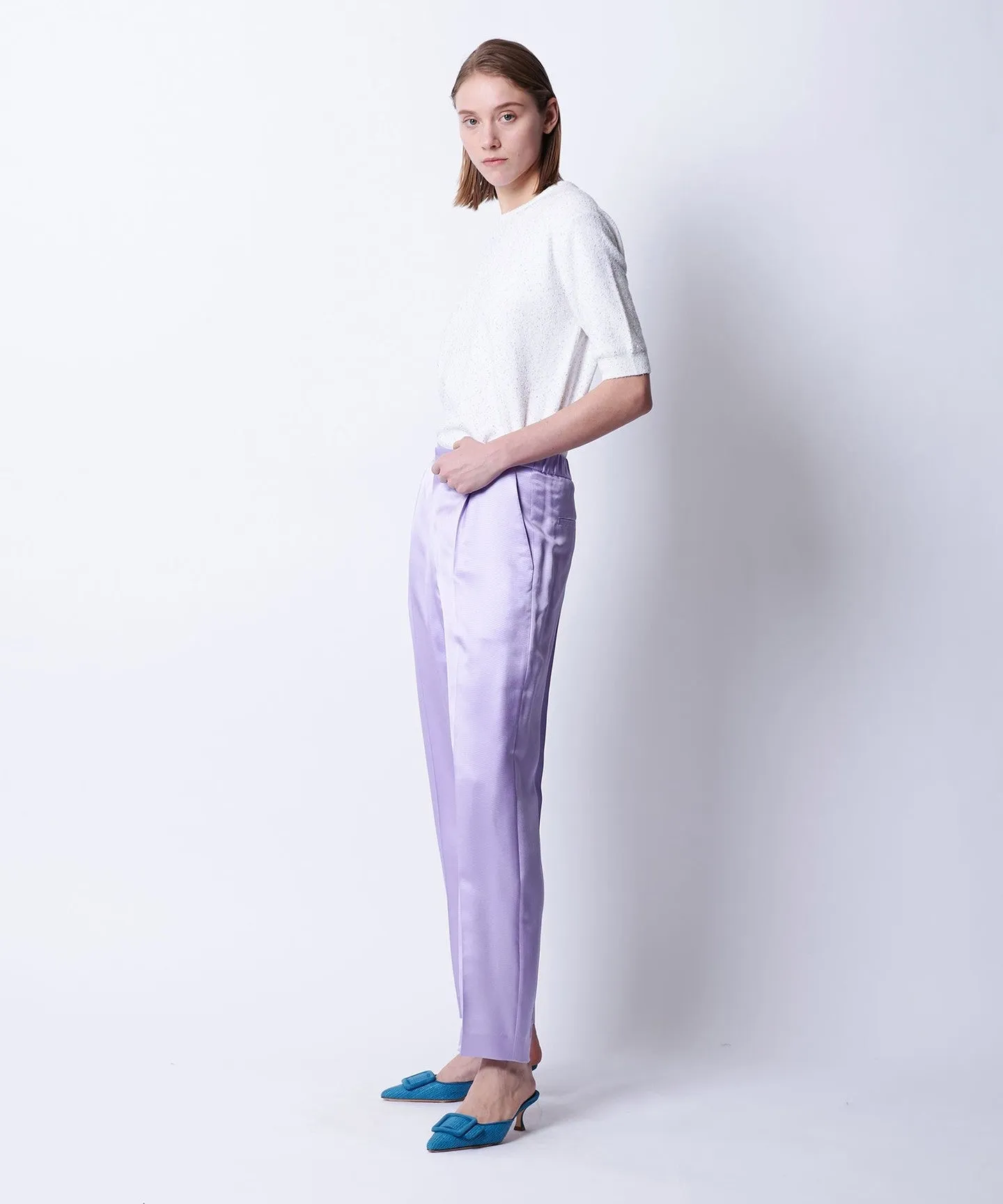 SPRING ツイルバックギャザーパンツ sold by United Arrows product image thumbnail 4