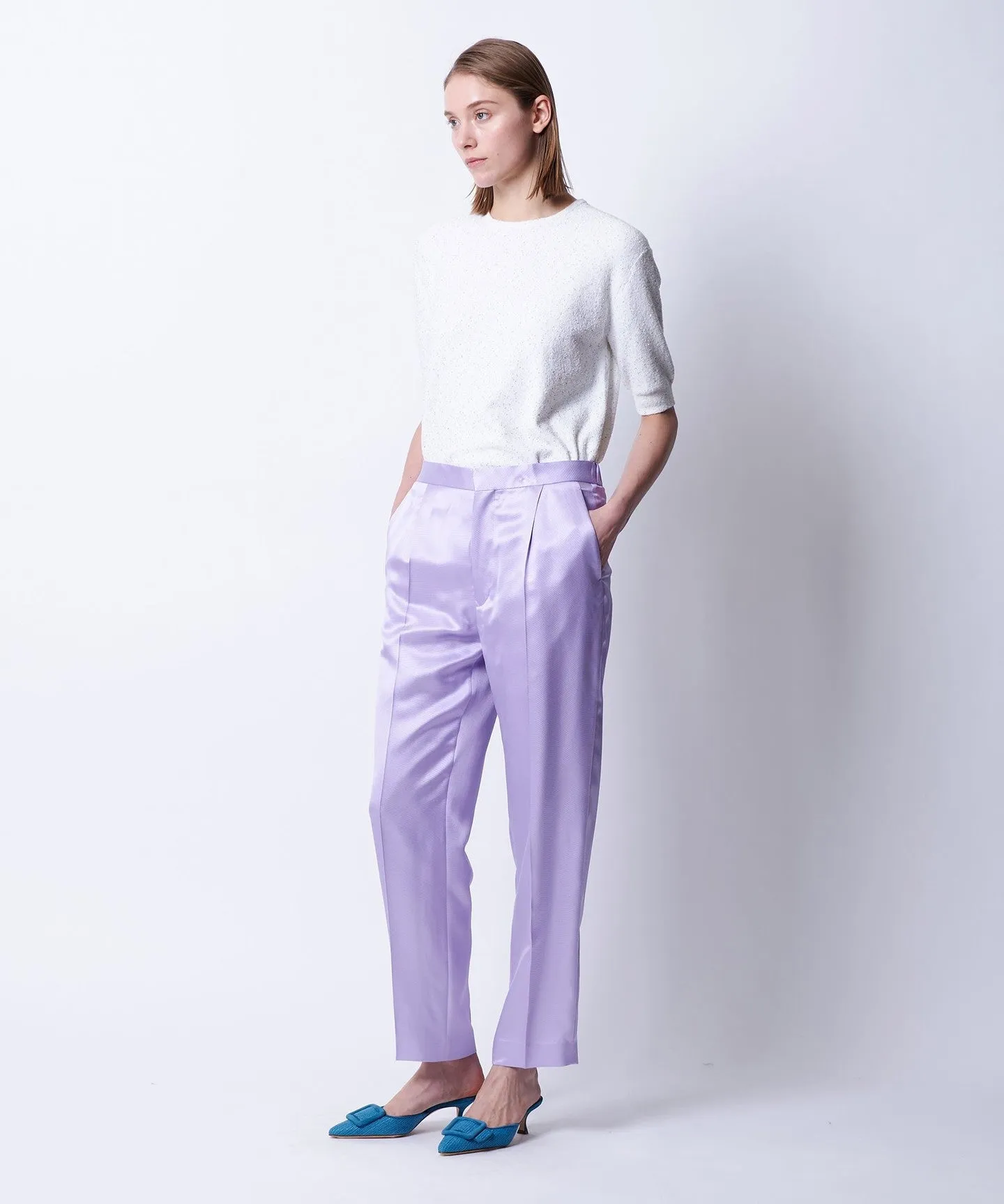 SPRING ツイルバックギャザーパンツ sold by United Arrows product image thumbnail 3