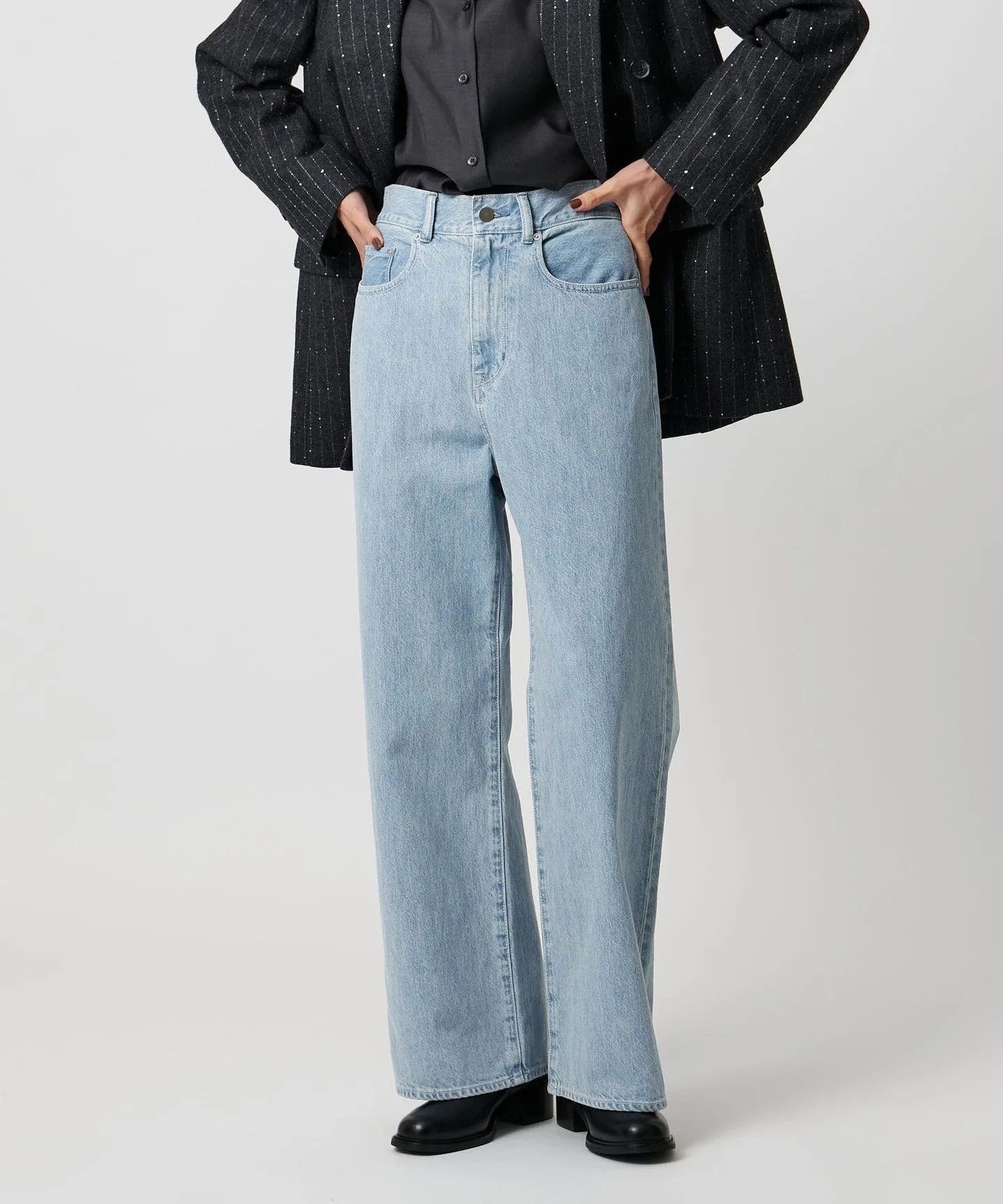 ルーズシルエット ストレート デニムパンツ sold by United Arrows product image thumbnail 4