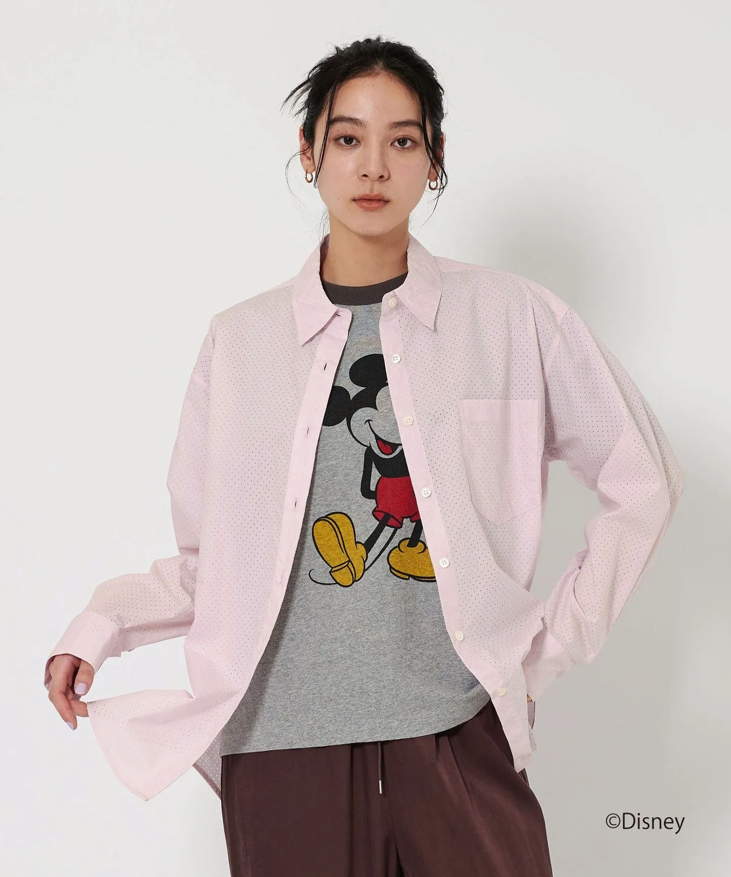 コットン パンチング レギュラーシャツ sold by United Arrows product image thumbnail 5