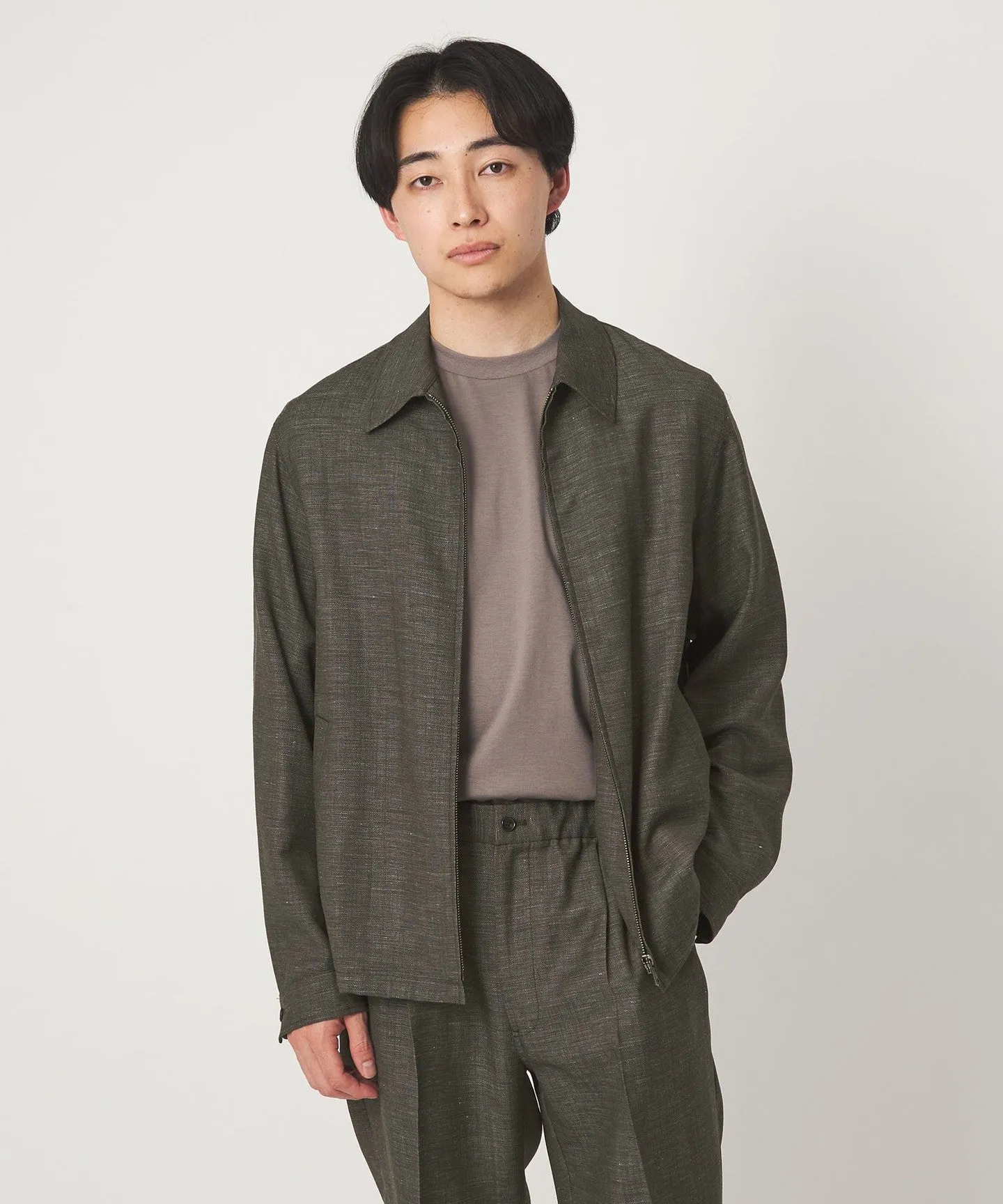 TW リネン デニムライク ブルゾン sold by United Arrows product image thumbnail 2