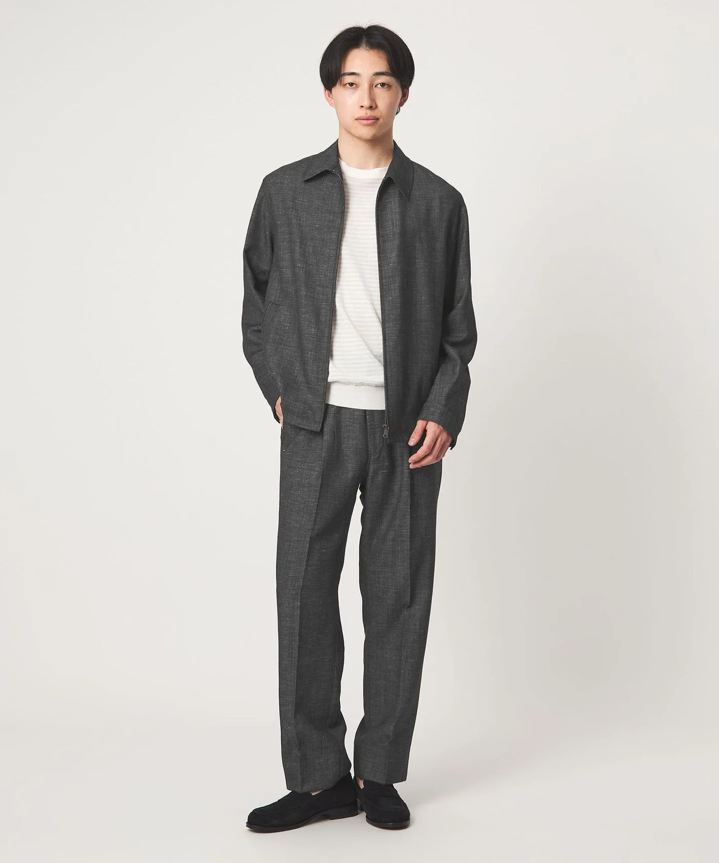 TW リネン デニムライク ブルゾン sold by United Arrows product image thumbnail 3