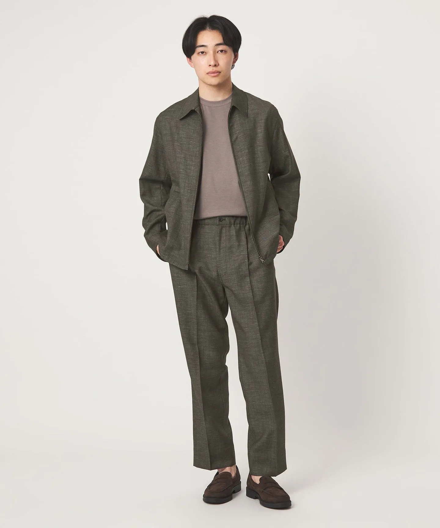 TW リネン デニムライク ブルゾン sold by United Arrows product image thumbnail 4