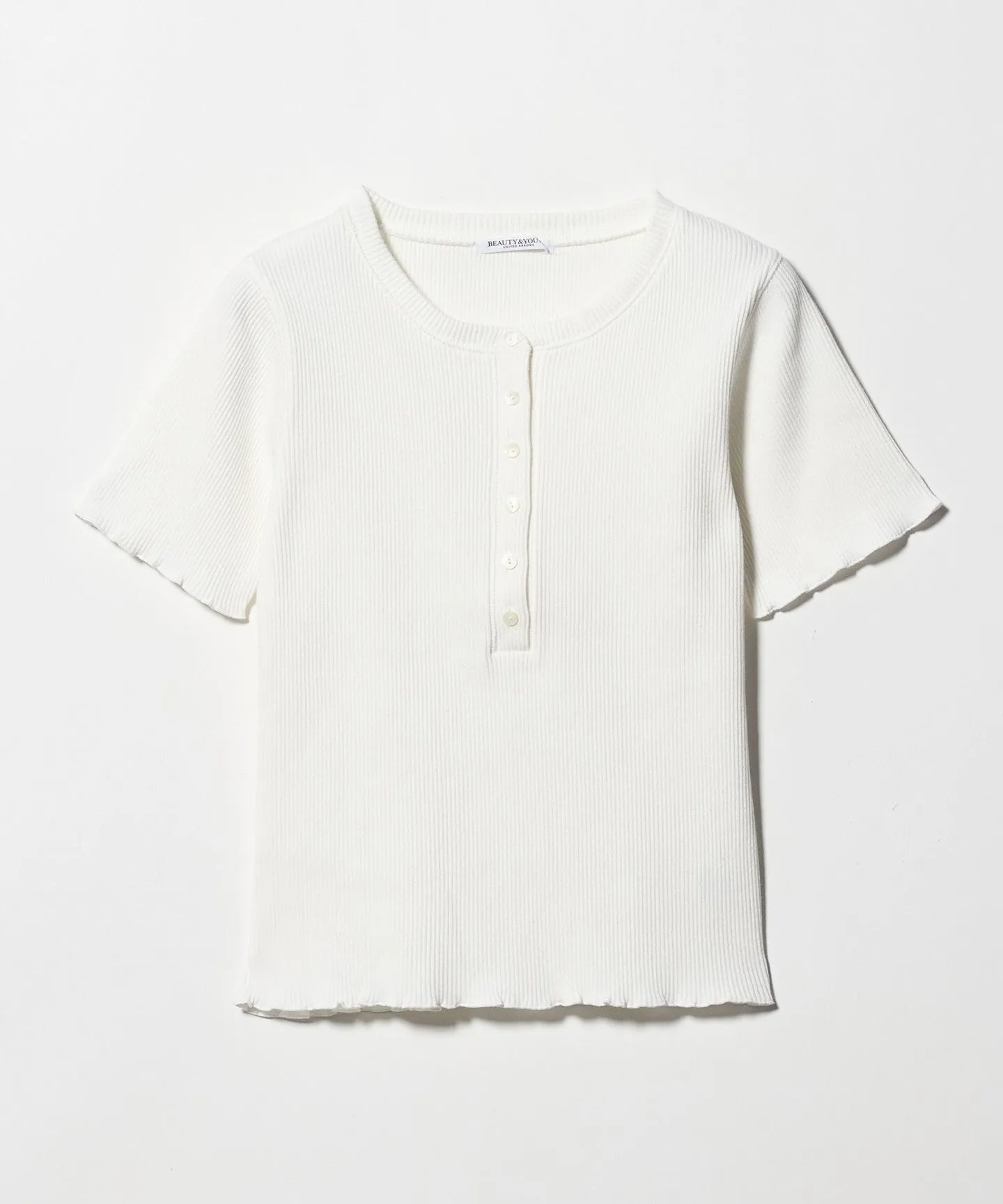 コットン リブ ヘンリーネック ショートスリーブ カットソー sold by United Arrows product image thumbnail 2