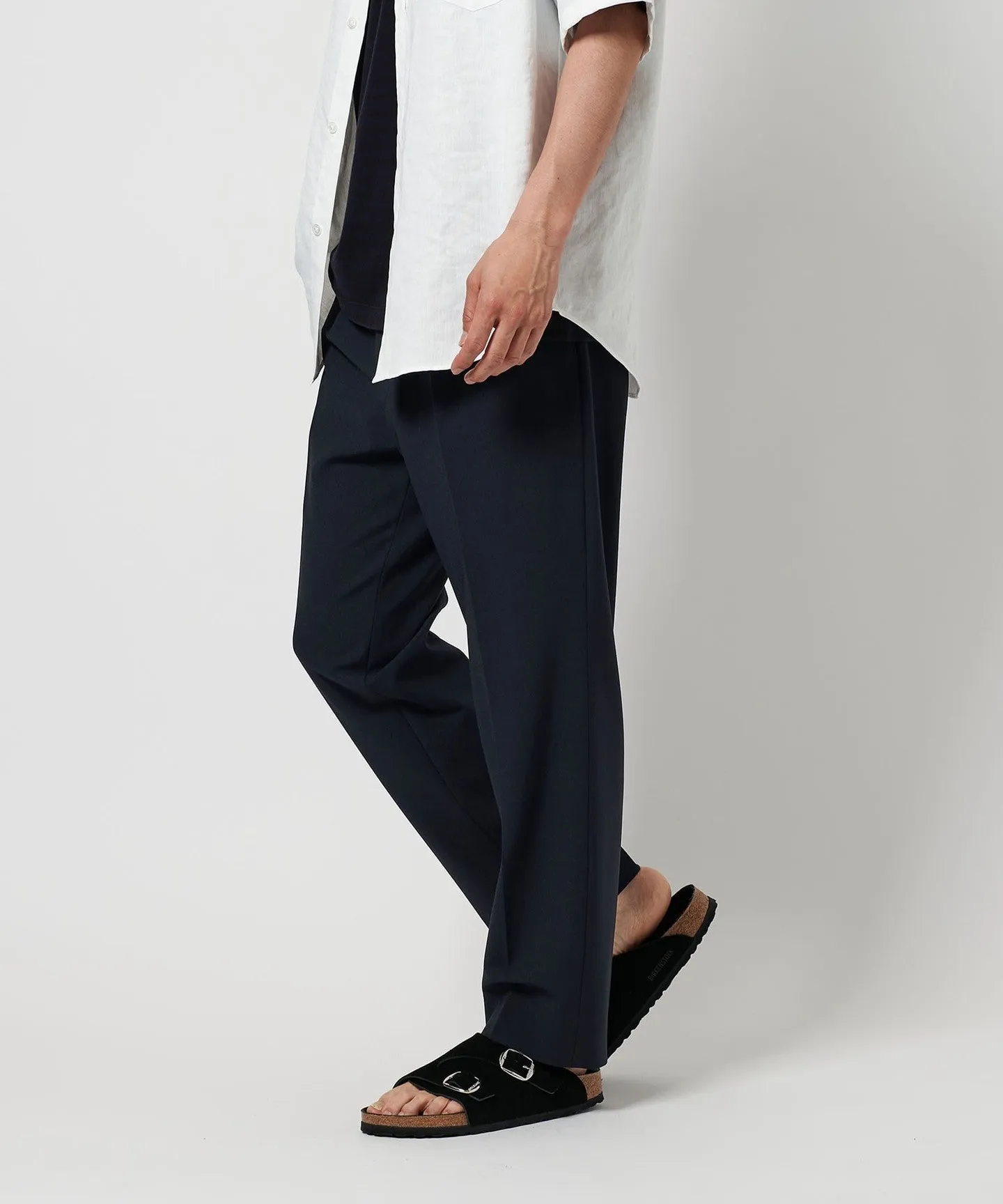 ライト 2W TR 1プリーツ イージー スラックス ‐ストレッチ‐ sold by United Arrows