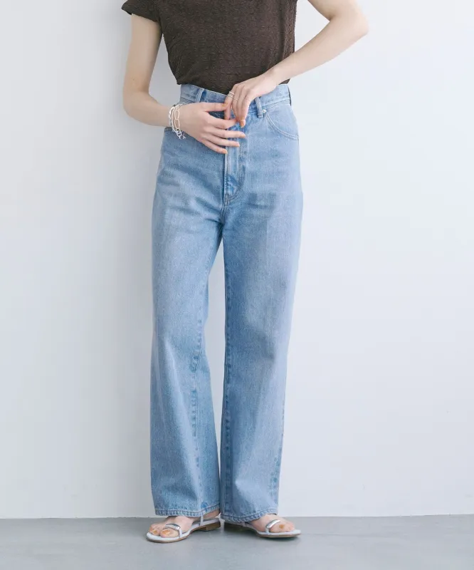 [EMMEL REFINES]EM センタープレス ストレート デニム/ パンツ made by United Arrows