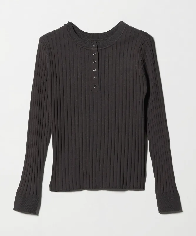 リブ ヘンリーネック ニット ‐ウォッシャブル‐[A DAY IN THE LIFE] made by United Arrows