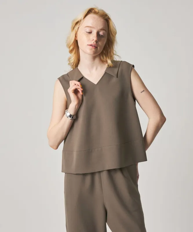 [Steven Alan]フレア ノースリーブ プルオーバー made by Steven Alan
