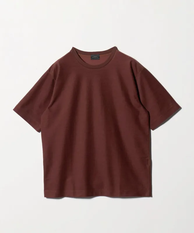 ポリエステル ウール ツイル インレー 半袖 Tシャツ カットソー made by United Arrows