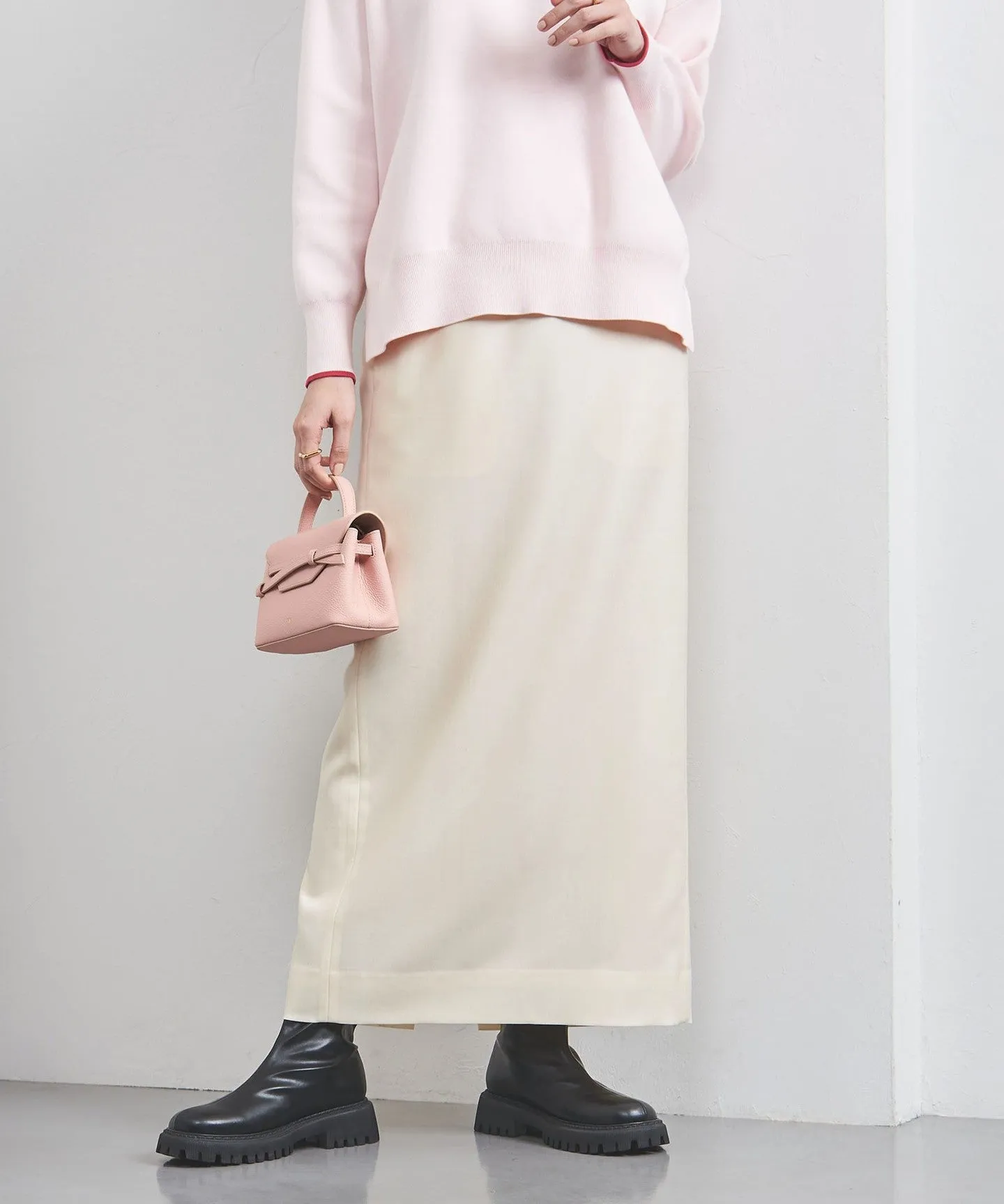 Wシャンブレーツイル イージー スカート sold by United Arrows product image thumbnail 2