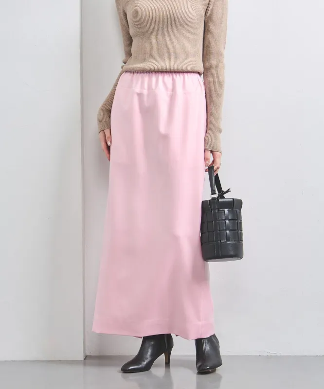 Wシャンブレーツイル イージー スカート made by United Arrows