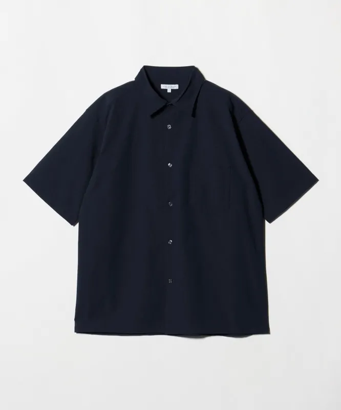 ドライ サッカーリラックス レギュラーカラーシャツ-吸水速乾・ストレッチ-[A DAY IN THE LIFE] made by United Arrows
