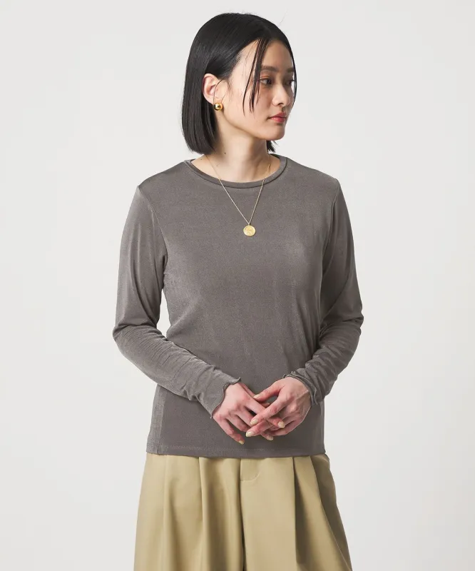 シャイニーリブ カットソー [A DAY IN THE LIFE] made by United Arrows