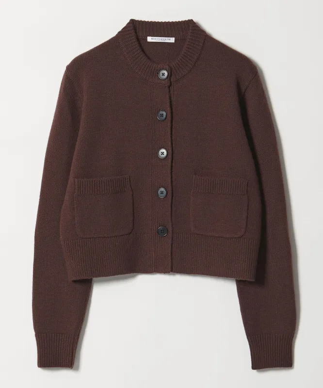 ウール ポケット カーディガン ウォッシャブル made by United Arrows