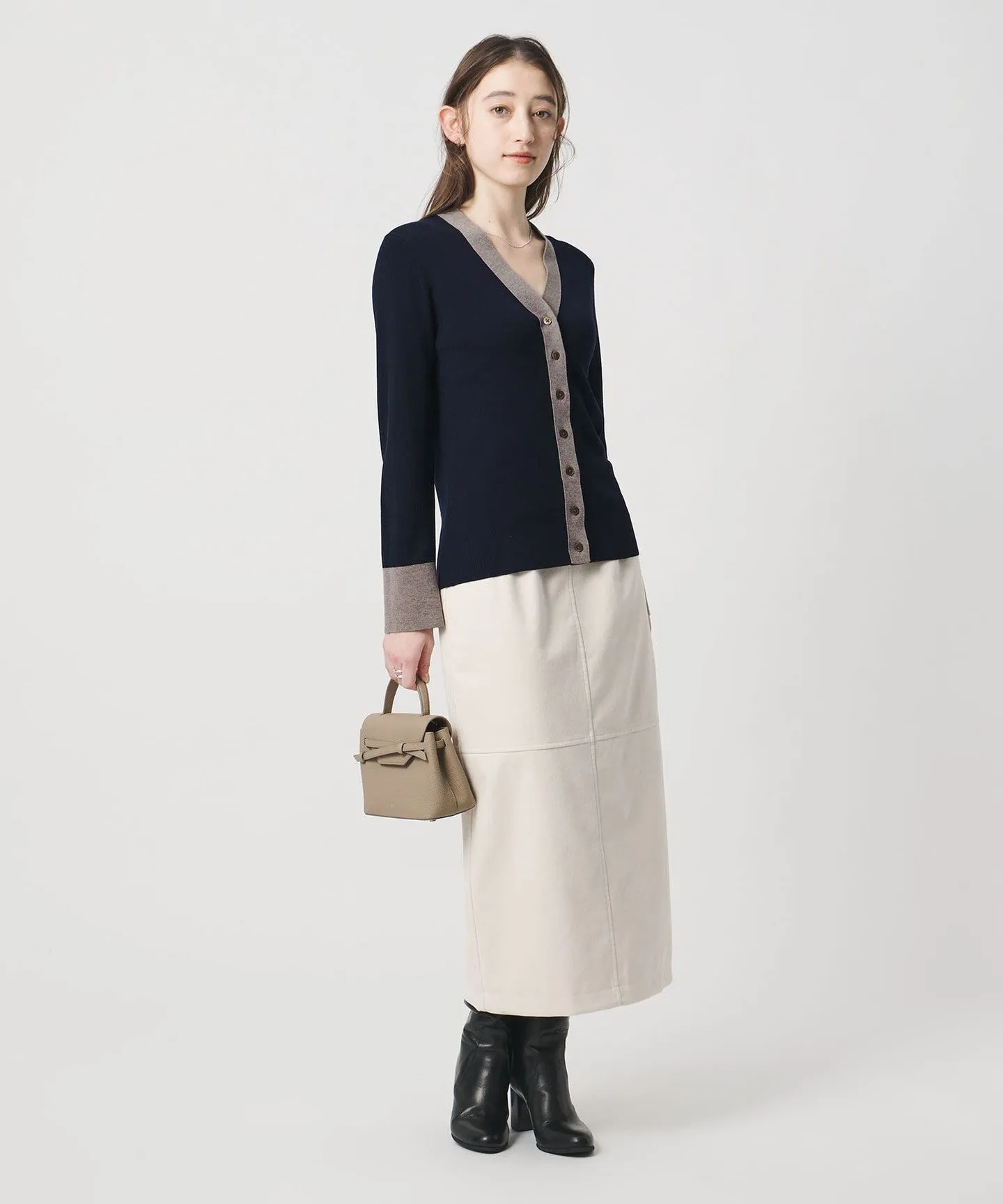 18G ウール リブ カーディガン sold by United Arrows product image thumbnail 5