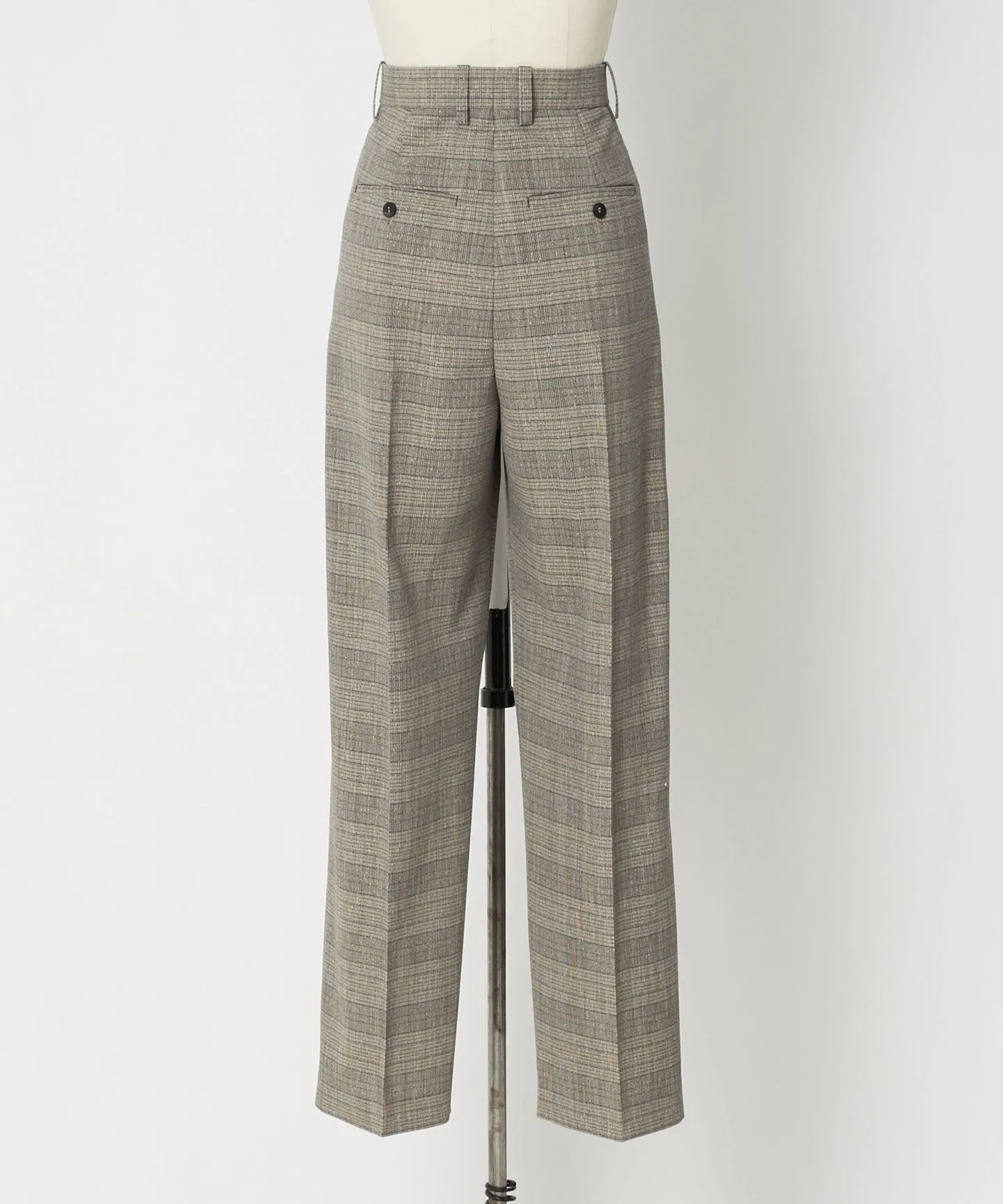 PRE グレンチェックストレートパンツ sold by United Arrows product image thumbnail 2