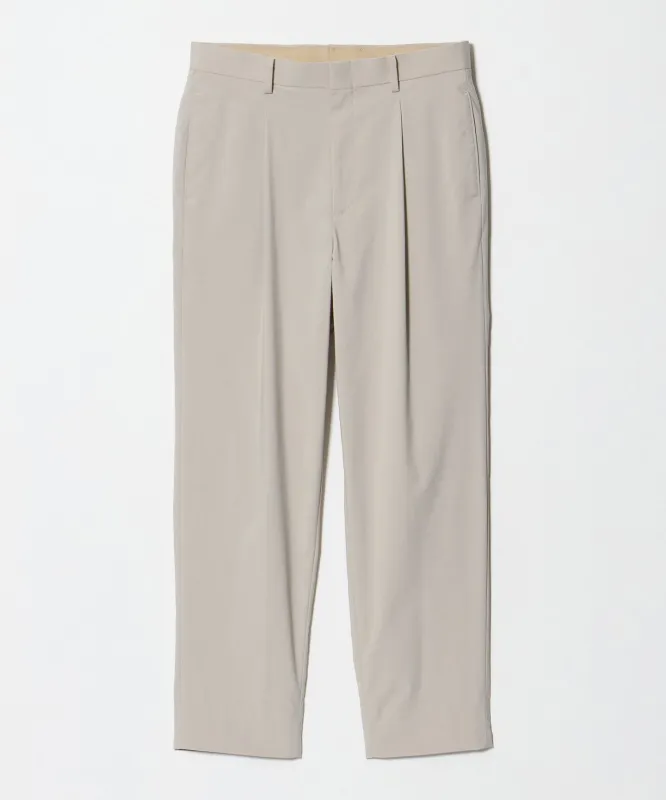 クール 1プリーツ テーパード スラックス NO.7 接触冷感 ヨコストレッチ made by United Arrows