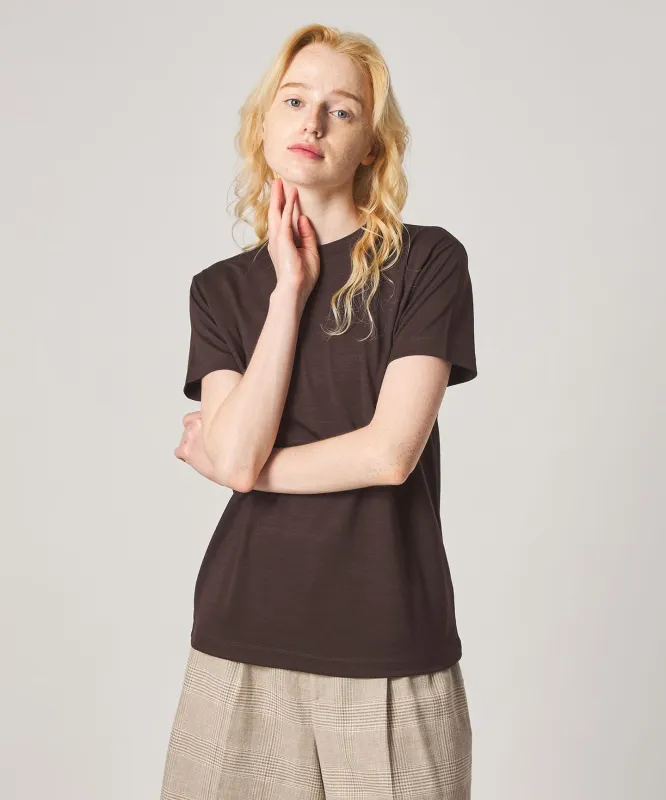[Steven Alan]ウールジャージー ショートスリーブ Tシャツ made by Steven Alan
