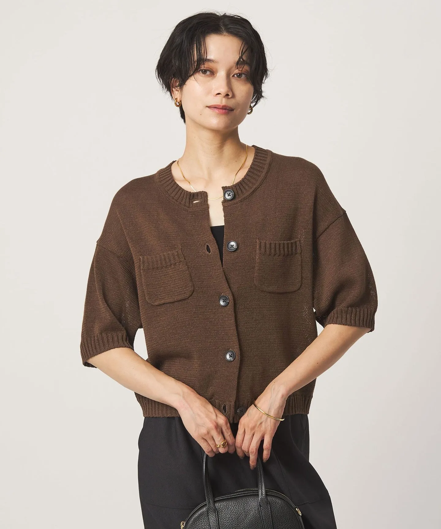 ハーフスリーブ ニット カーディガン sold by United Arrows product image thumbnail 3