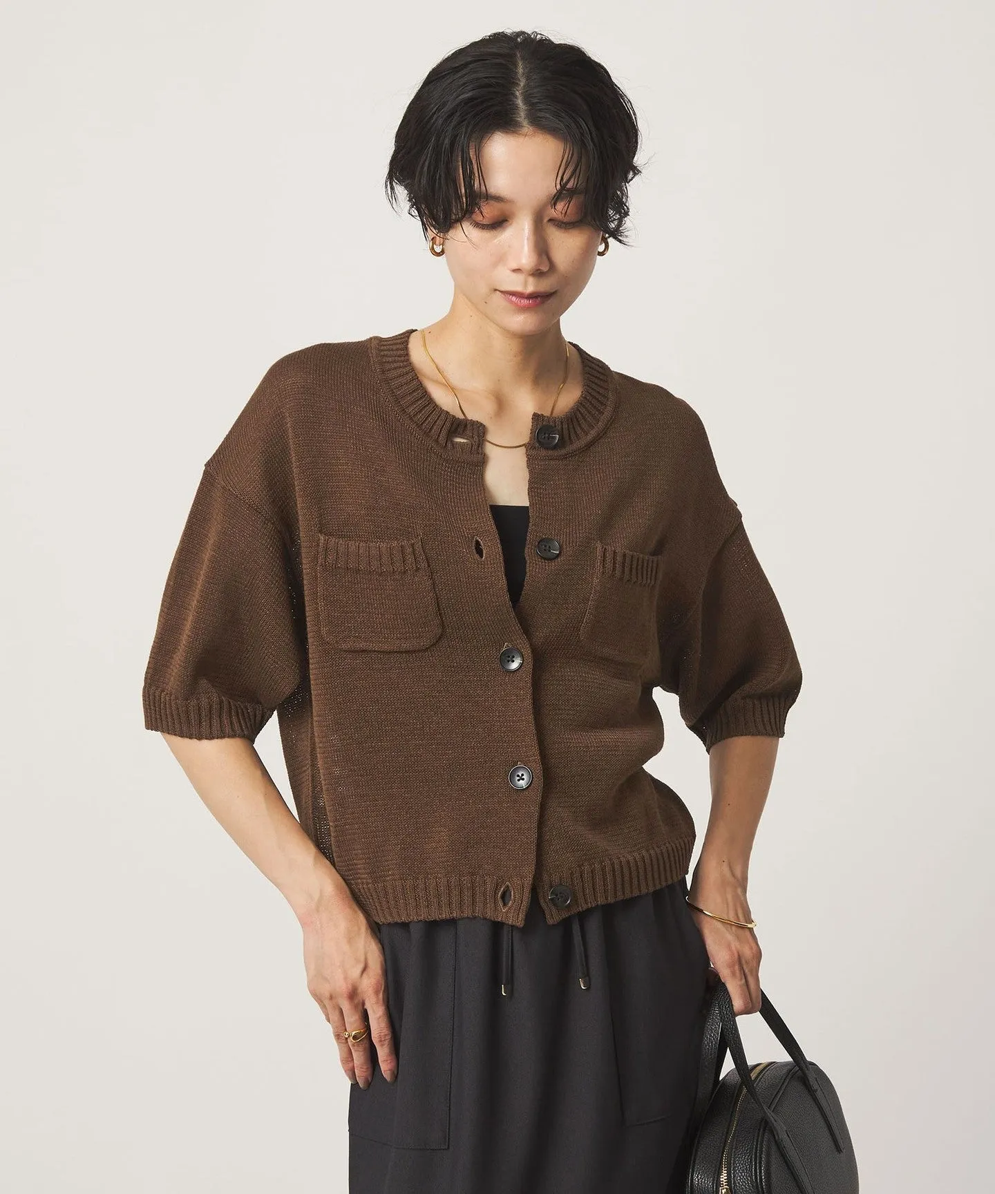 ハーフスリーブ ニット カーディガン sold by United Arrows product image thumbnail 2