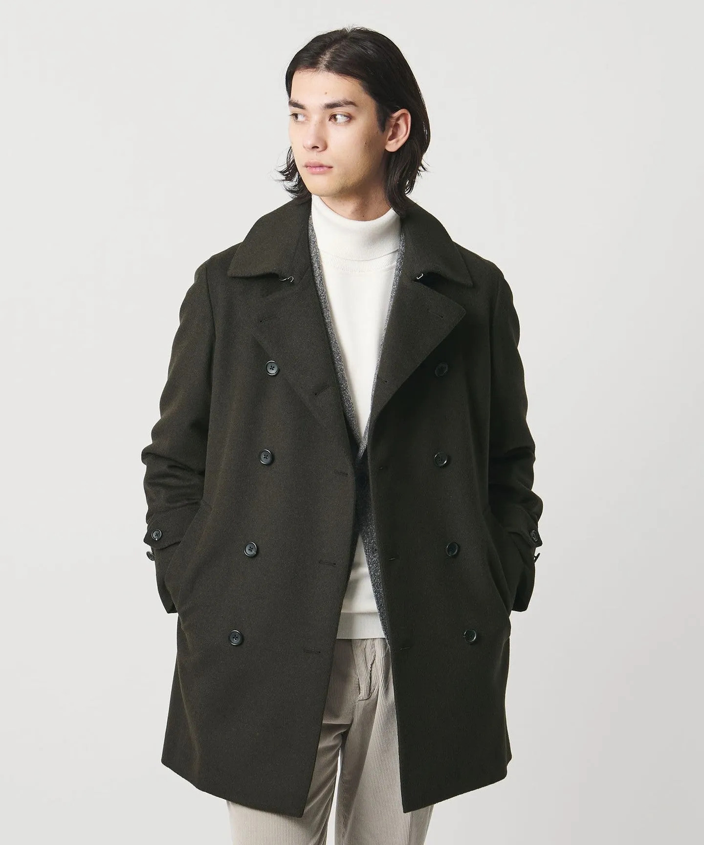 ウール カシミヤ ビーバー ショートトレンチコート sold by United Arrows product image thumbnail 5