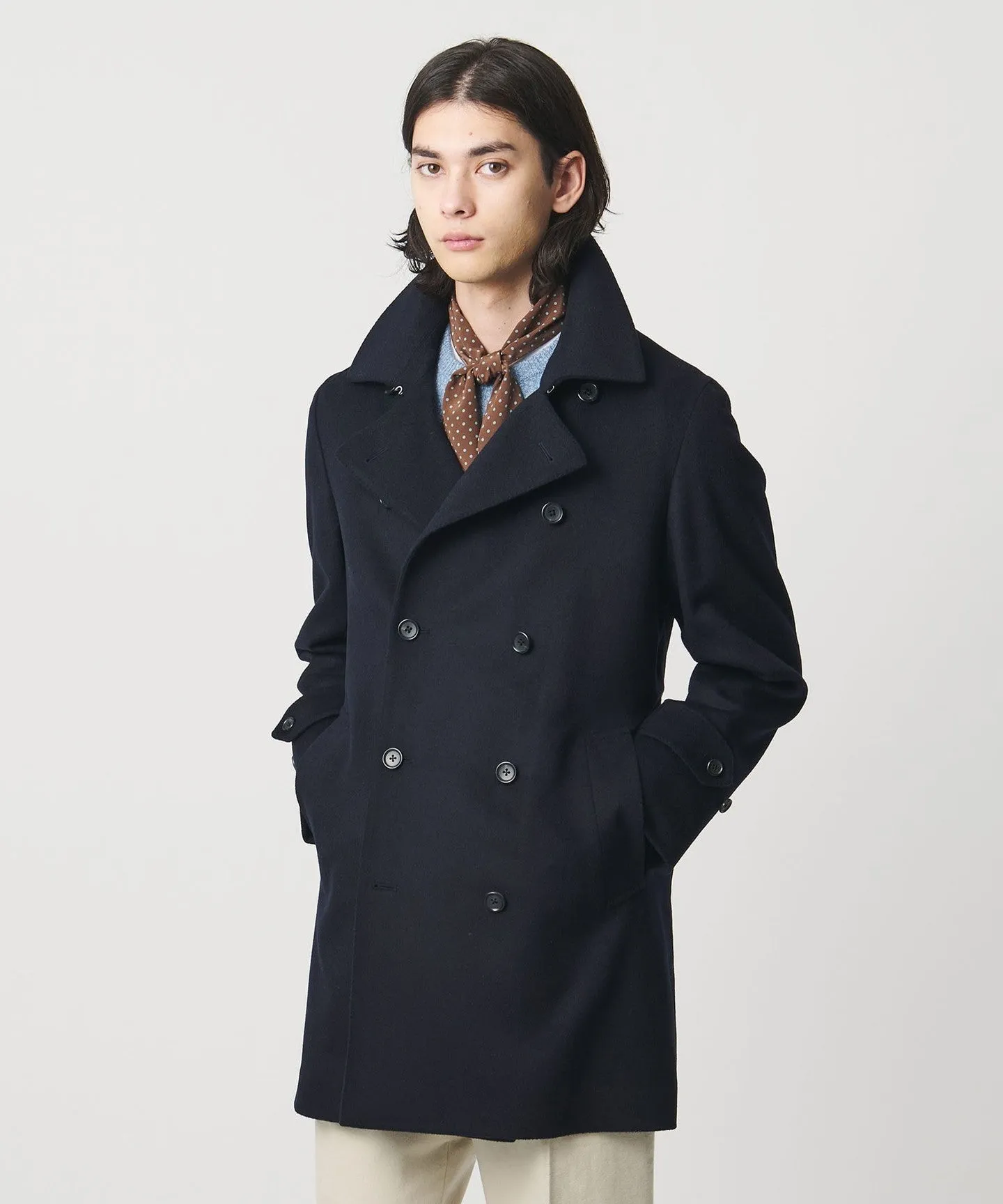 ウール カシミヤ ビーバー ショートトレンチコート sold by United Arrows product image thumbnail 4