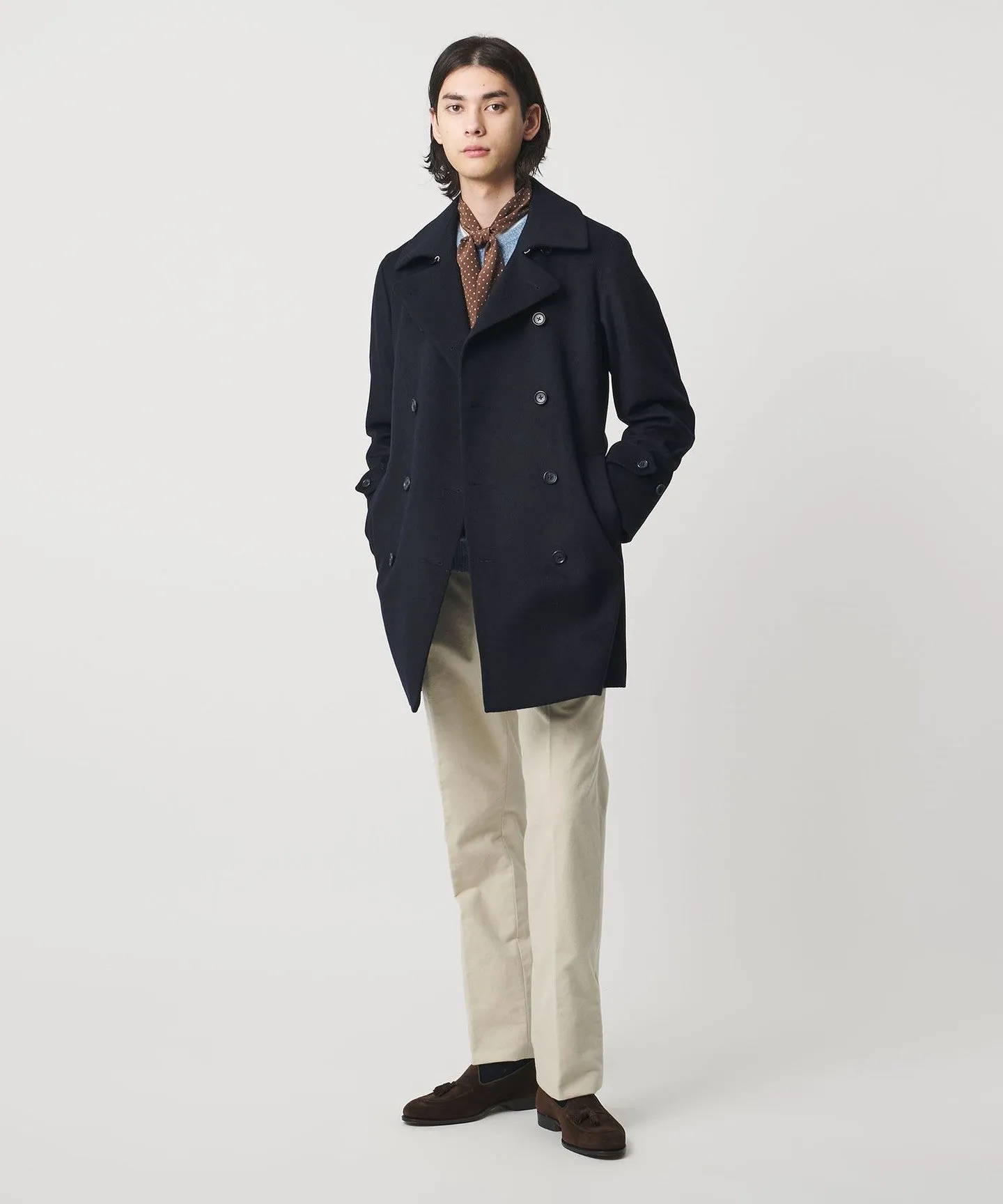 ウール カシミヤ ビーバー ショートトレンチコート sold by United Arrows product image thumbnail 3