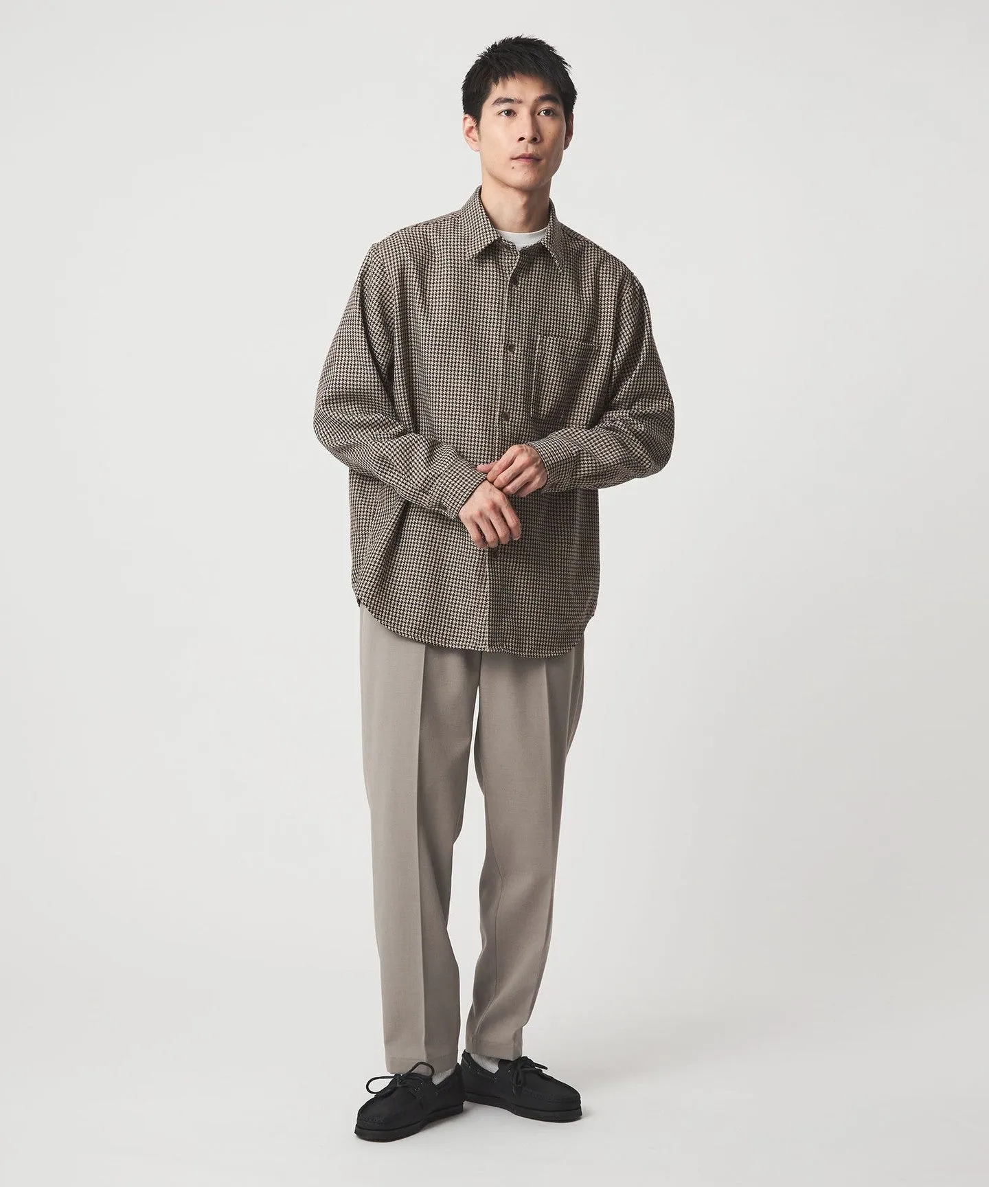ブークレ チェック ジャストルーズ シャツ sold by United Arrows product image thumbnail 4
