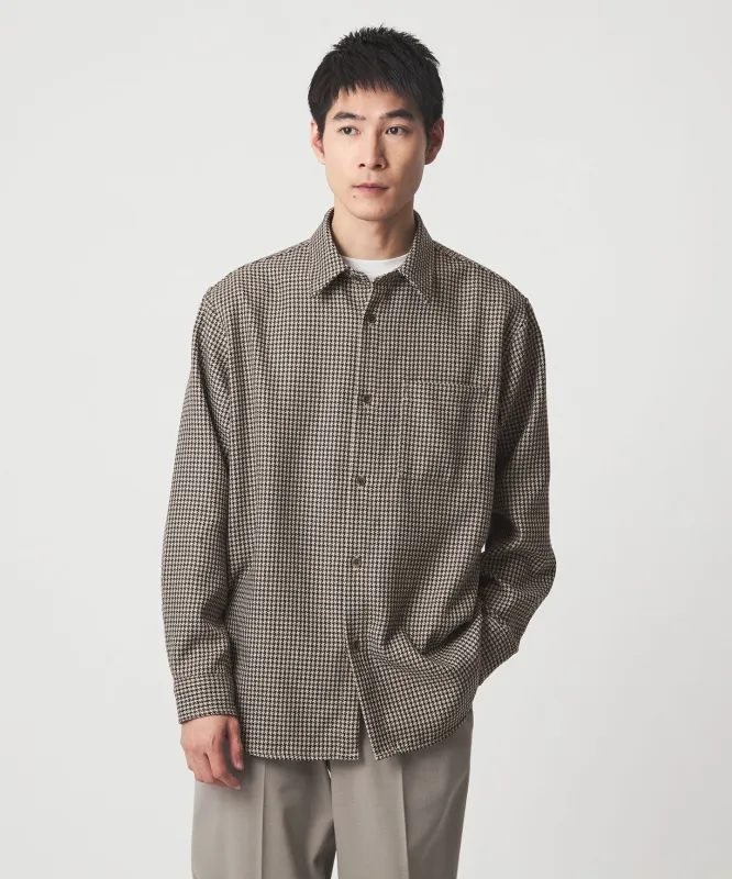 ブークレ チェック ジャストルーズ シャツ made by United Arrows