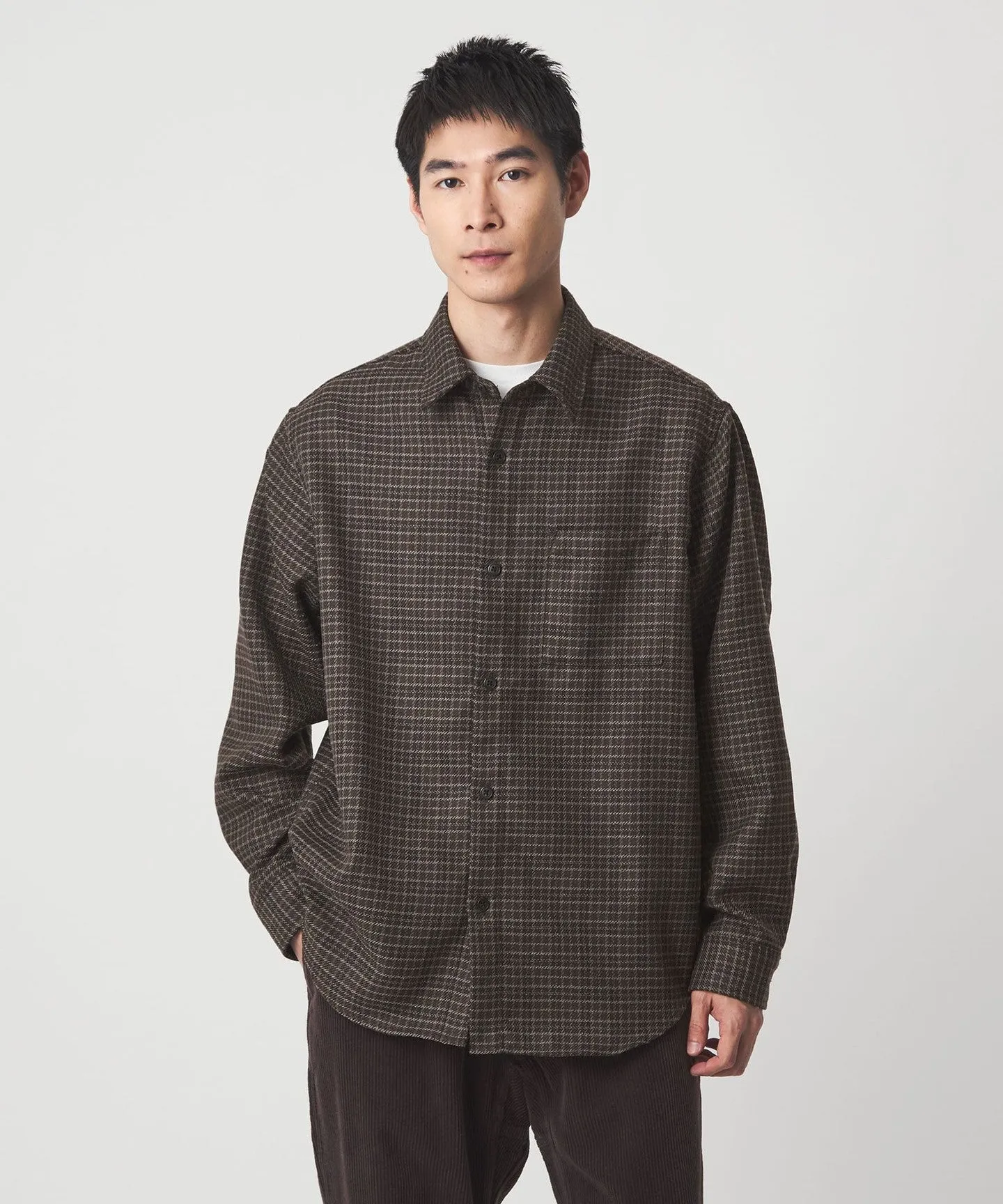 ブークレ チェック ジャストルーズ シャツ sold by United Arrows product image thumbnail 2