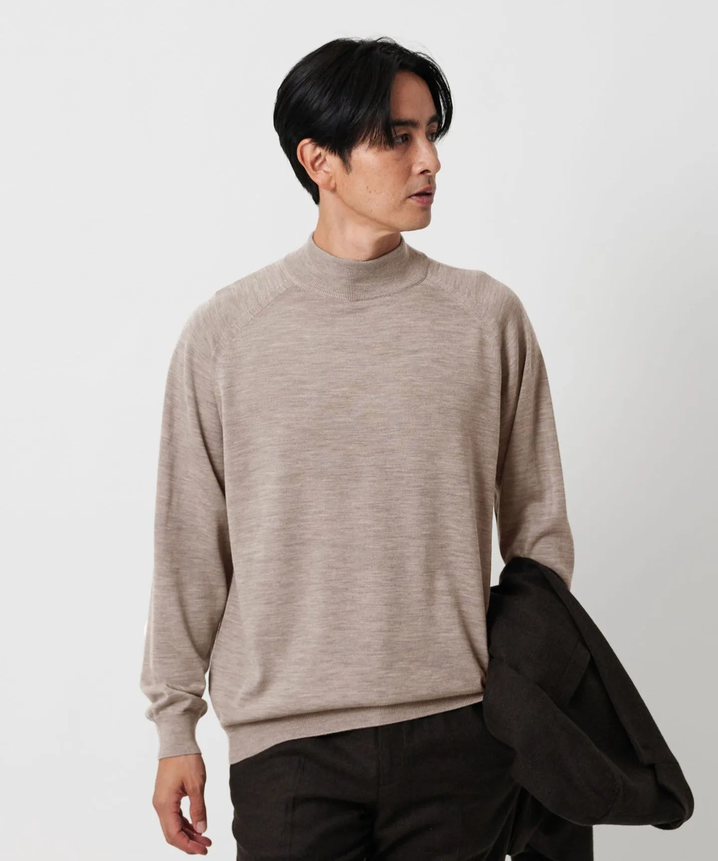 SUPER130 ウール タートル ニット ウォッシャブル sold by United Arrows product image thumbnail 4