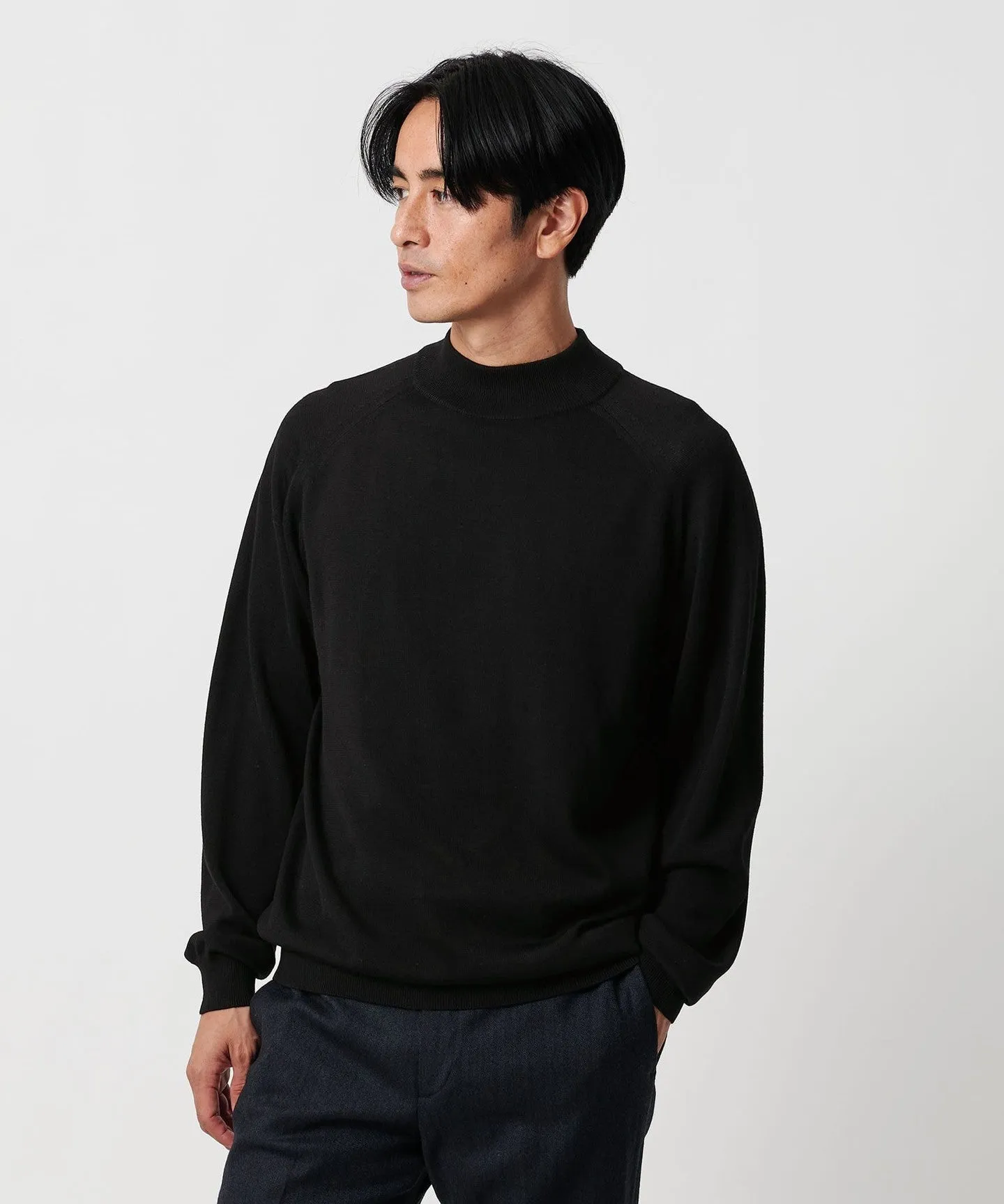 SUPER130 ウール タートル ニット ウォッシャブル sold by United Arrows product image thumbnail 3