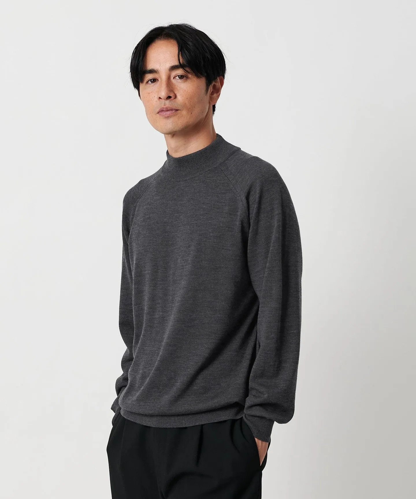 SUPER130 ウール タートル ニット ウォッシャブル sold by United Arrows product image thumbnail 5