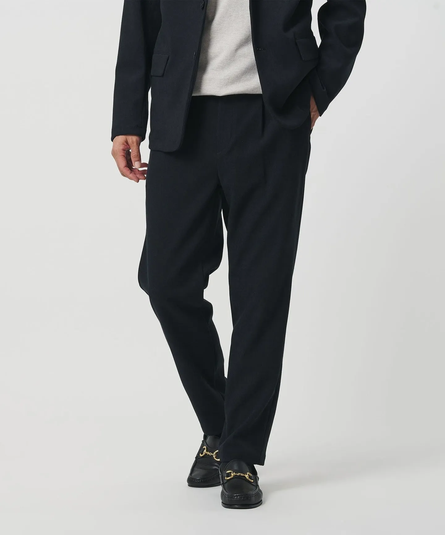 ブラッシュド ツイル ワンプリーツ テーパード パンツ NO.5 sold by United Arrows product image thumbnail 2