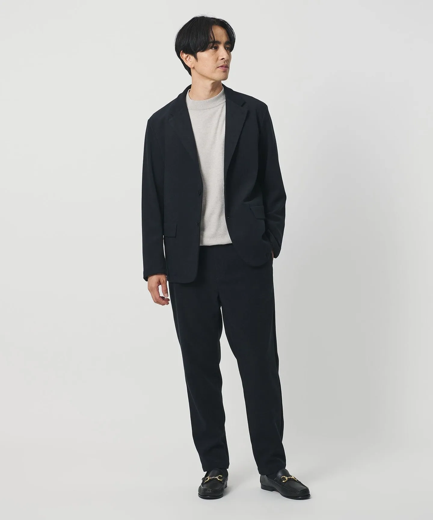 ブラッシュド ツイル ワンプリーツ テーパード パンツ NO.5 sold by United Arrows product image thumbnail 5