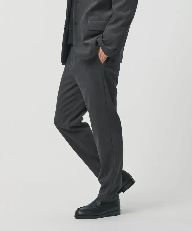ブラッシュド ツイル ワンプリーツ テーパード パンツ NO.5 made by United Arrows