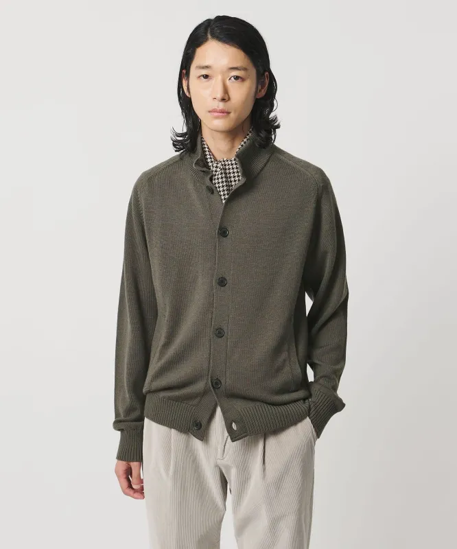 YAMAGATA ミドルゲージ レイズドネック ニット made by United Arrows