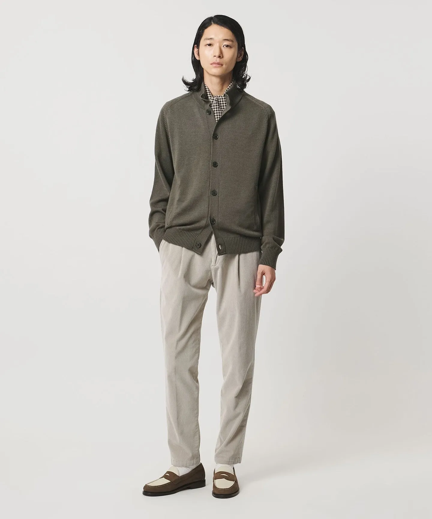 YAMAGATA ミドルゲージ レイズドネック ニット sold by United Arrows product image thumbnail 4