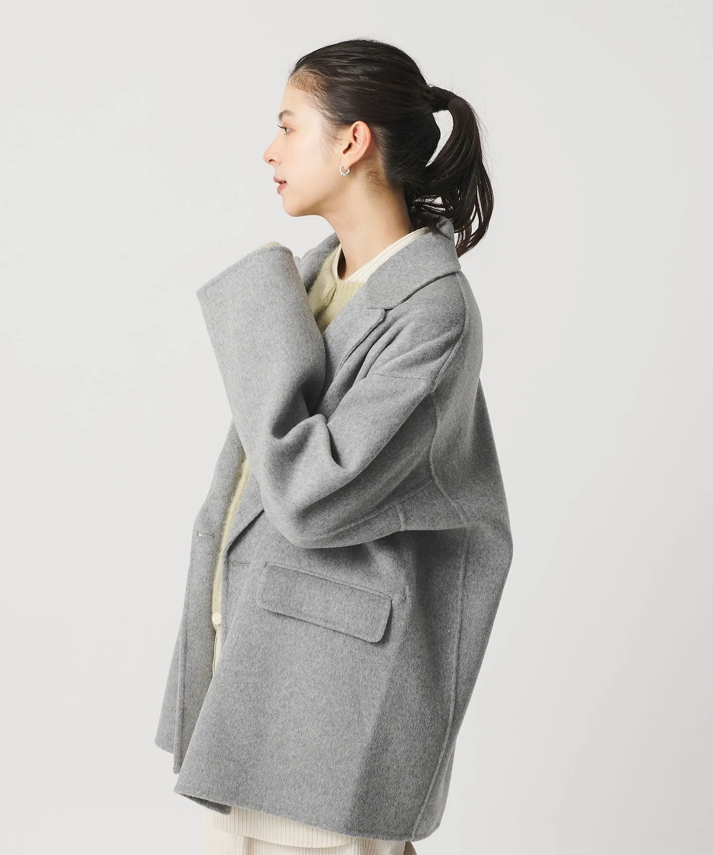 リバー テーラード ミドルコート sold by United Arrows product image thumbnail 2