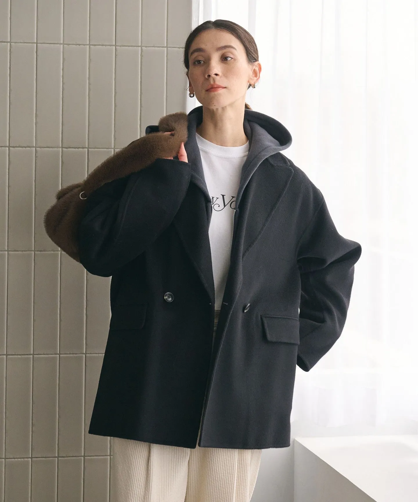 リバー テーラード ミドルコート sold by United Arrows product image thumbnail 5