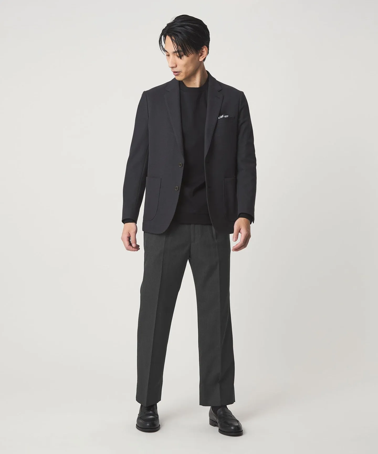 TW ギャバジン 1プリーツ ドレスチノ パンツ -ウォッシャブル- sold by United Arrows product image thumbnail 4