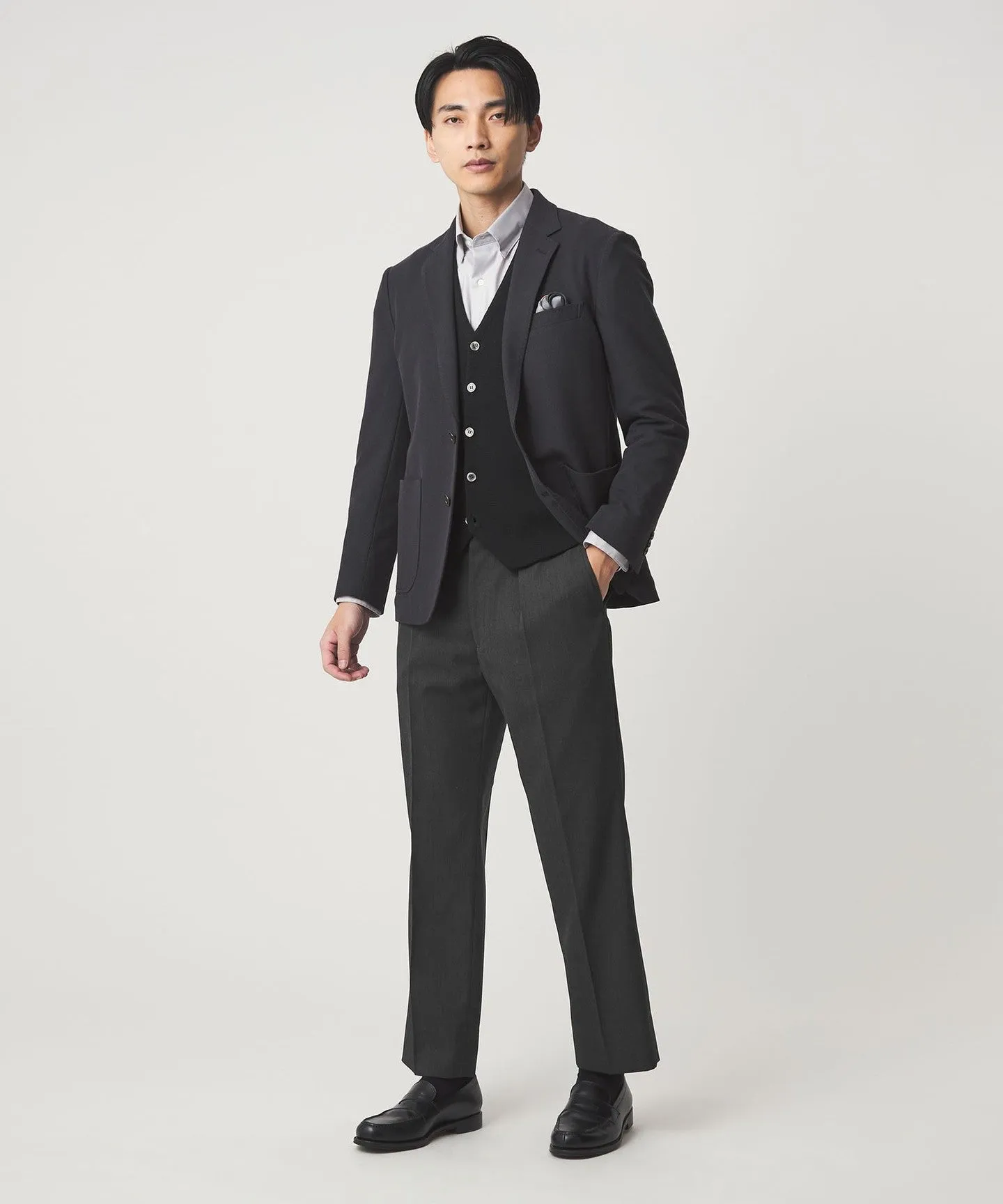 TW ギャバジン 1プリーツ ドレスチノ パンツ -ウォッシャブル- sold by United Arrows product image thumbnail 5