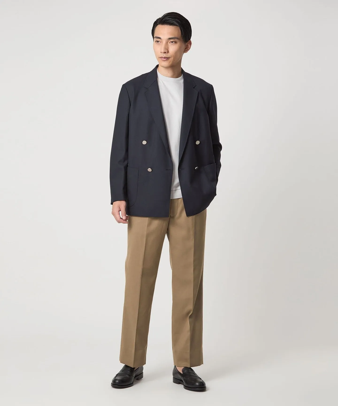 TW ギャバジン 1プリーツ ドレスチノ パンツ -ウォッシャブル- sold by United Arrows product image thumbnail 3