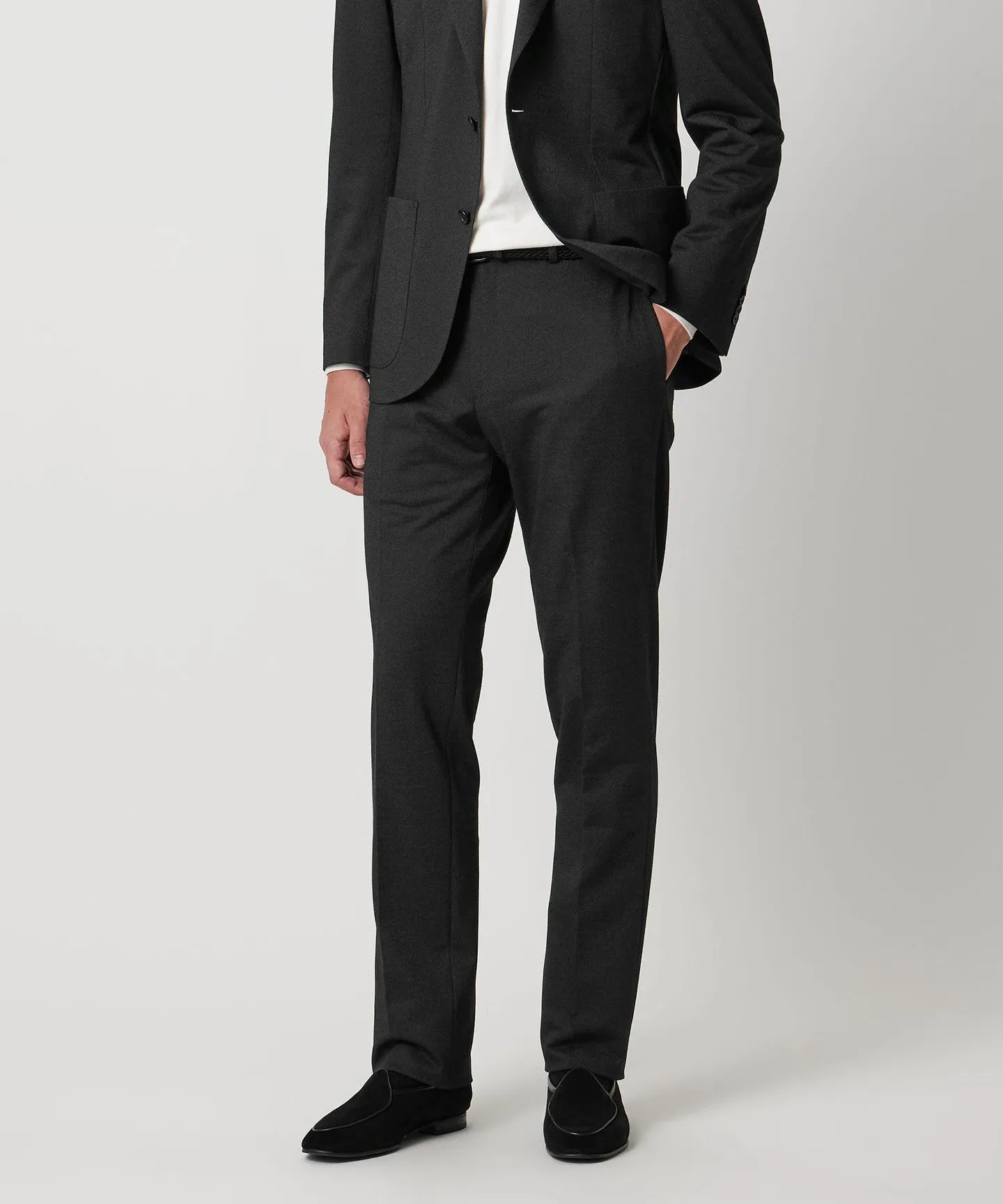 メランジ ジャージ ノープリーツ スラックス COMFORT EASY-MODEL sold by United Arrows product image thumbnail 3