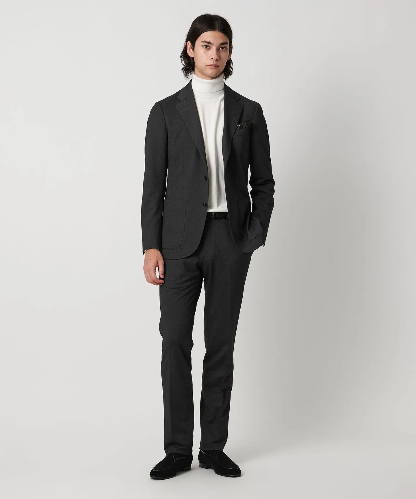 メランジ ジャージ ノープリーツ スラックス COMFORT EASY-MODEL sold by United Arrows product image thumbnail 4