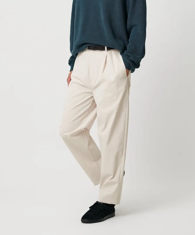 ユーティリティ 1プリーツ リラックス イージーパンツ NO.7 撥水機能 ストレッチ made by United Arrows