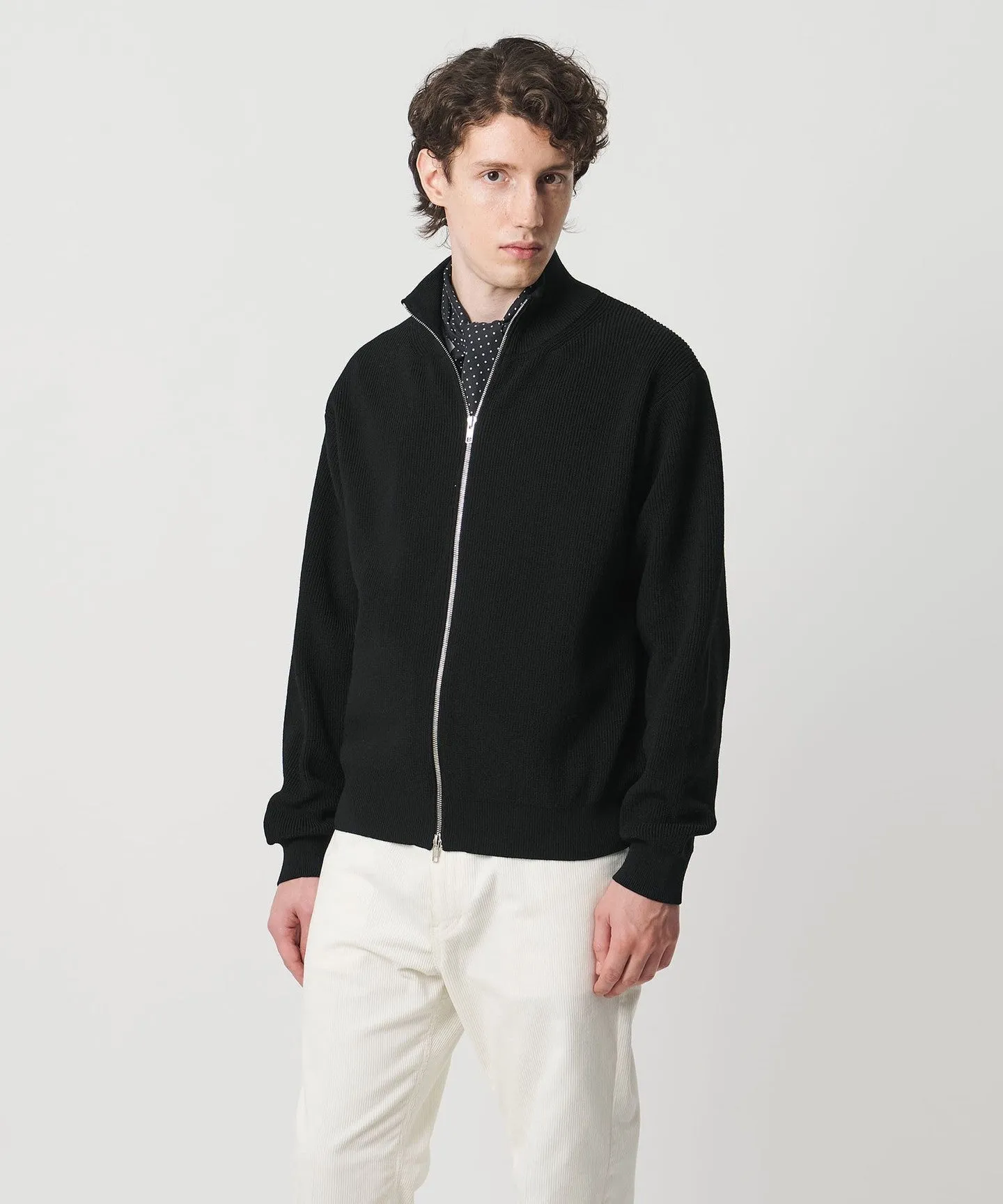 ジップアップ ドライバーズニット sold by United Arrows product image thumbnail 4