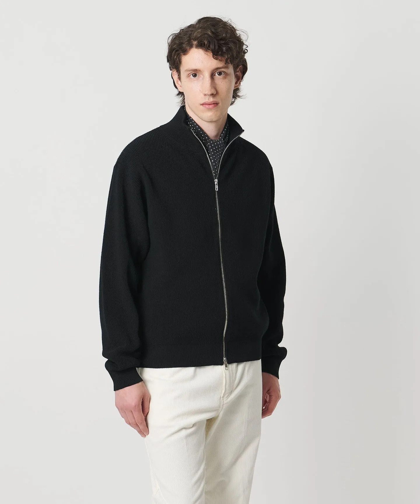 ジップアップ ドライバーズニット sold by United Arrows product image thumbnail 2