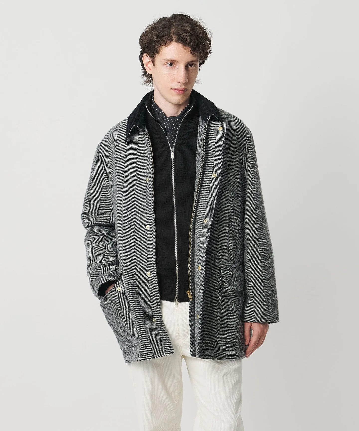 ジップアップ ドライバーズニット sold by United Arrows product image thumbnail 5